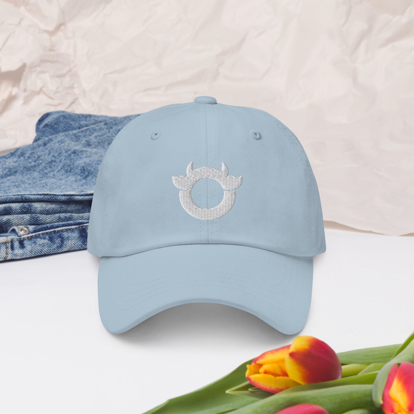 The original Nasty Cow cap with a bright white embroidered logo.