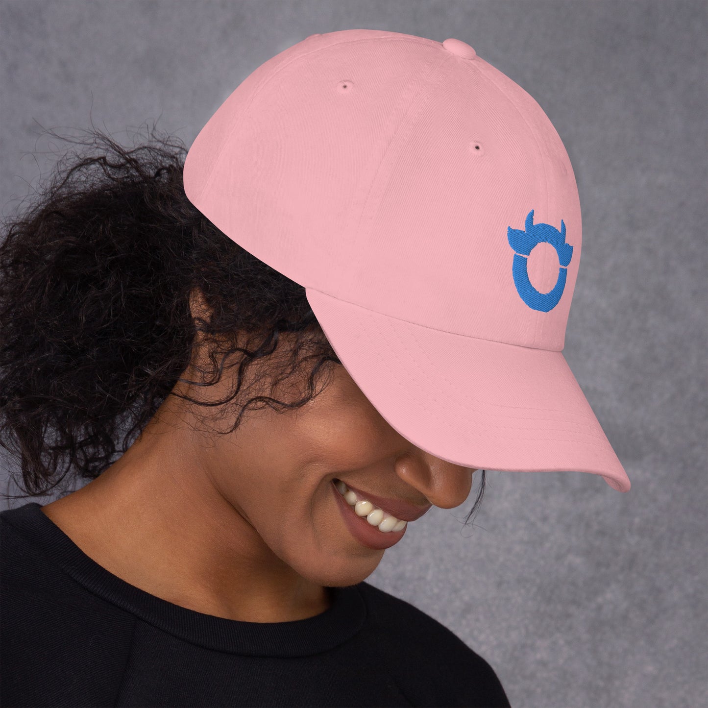 The original Nasty Cow cap with a light blue embroidered logo.